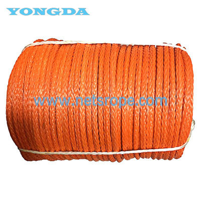 เชือกประมง UHMWPE สาย 4 มิลลิเมตร ที่แข็งแรง/เชือกนําสําหรับเรือประมง/การประมงด้วยสายลาก/การประมงด้วยสายลาก