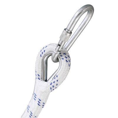 6m ถึง 100m Fire Rescue Anti-Slip Ladder นุ่มที่มีขั้นตอนเรซิน